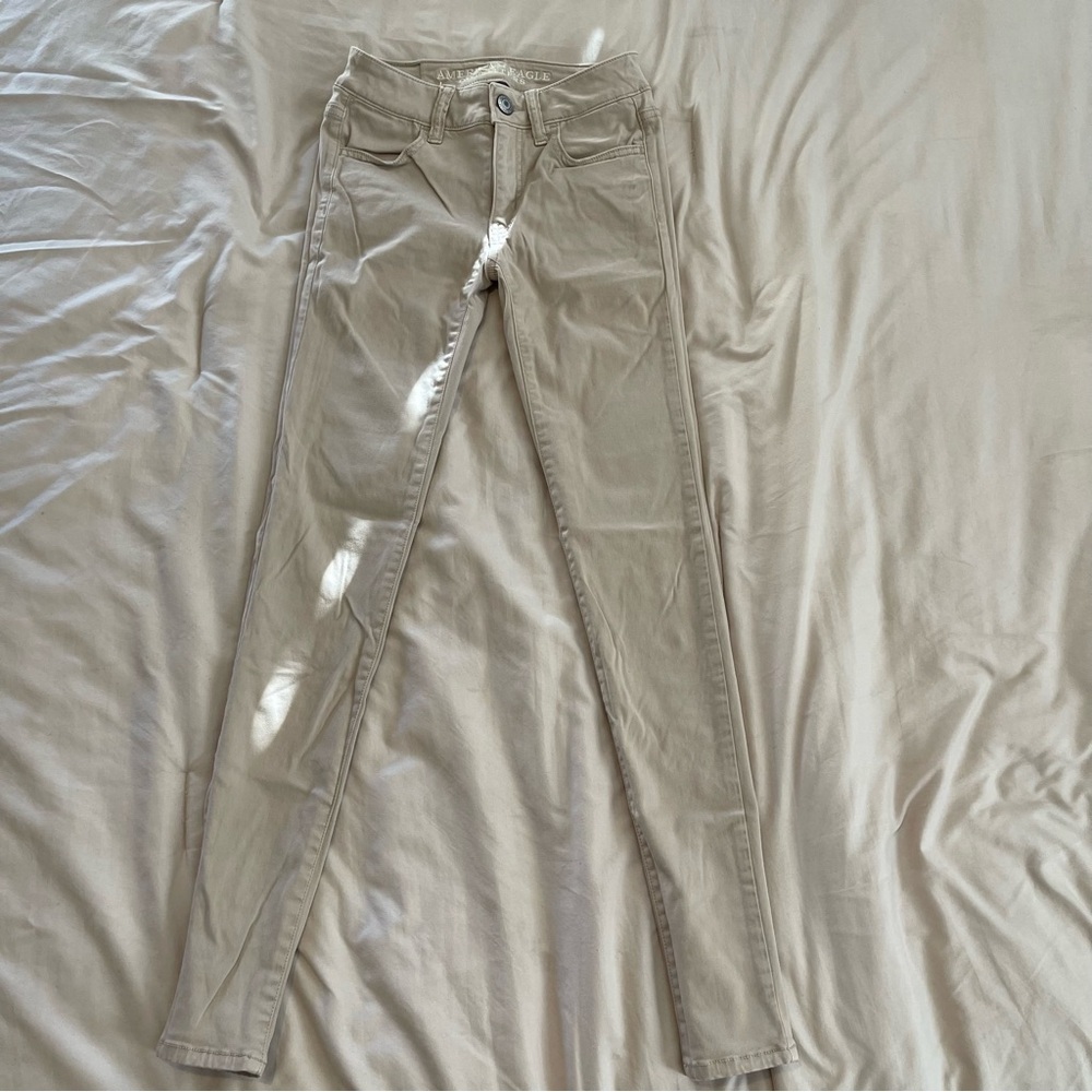 American Eagle Skinny Jegging Khaki Women’s Pants Size 00